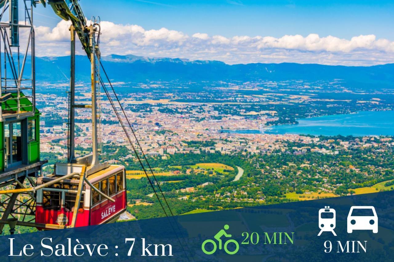 Homey Coloc Goodlife - Colocation Moderne - Chambres Privees - Wifi Et Netflix - Au Pied Du Tram Pour Geneve Ambilly Esterno foto