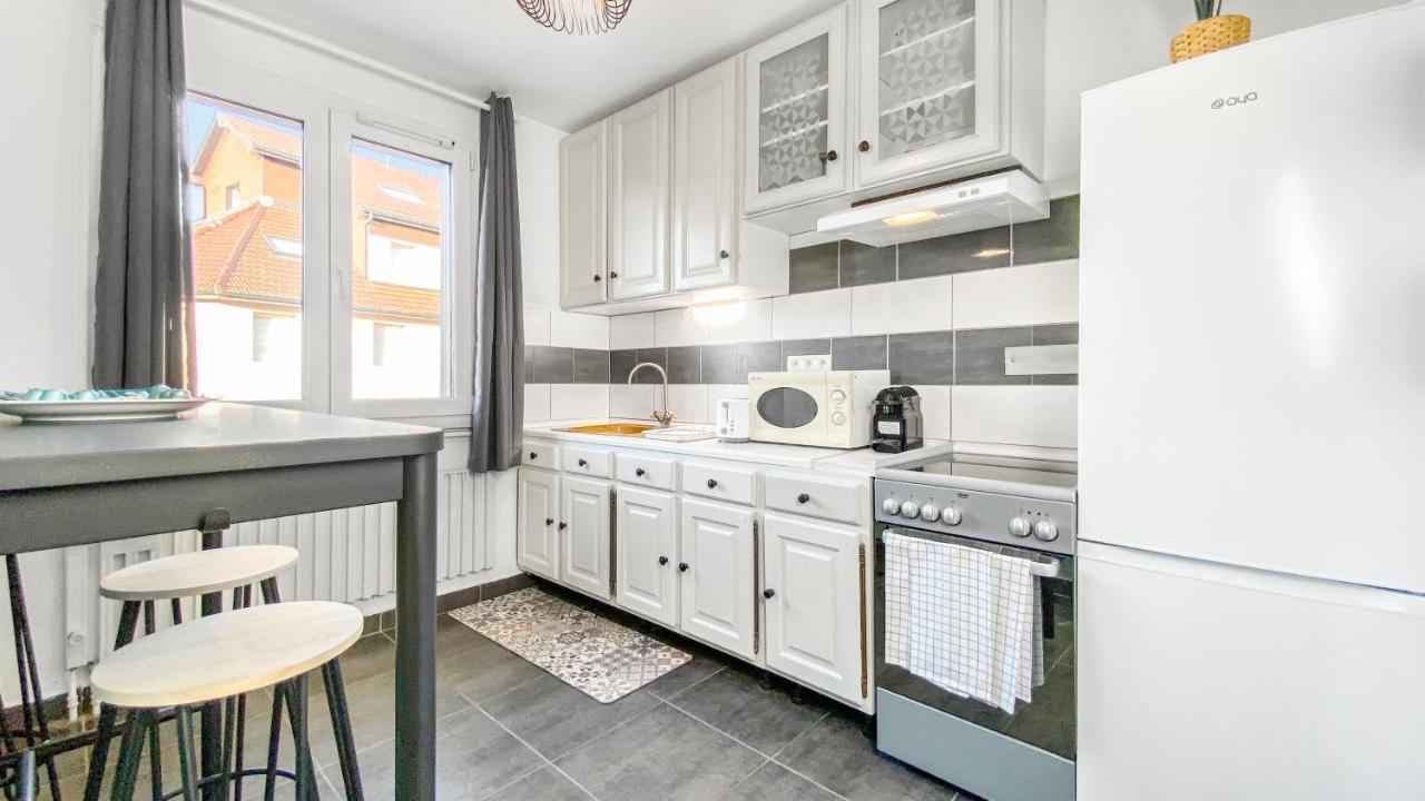 Homey Coloc Goodlife - Colocation Moderne - Chambres Privees - Wifi Et Netflix - Au Pied Du Tram Pour Geneve Ambilly Esterno foto