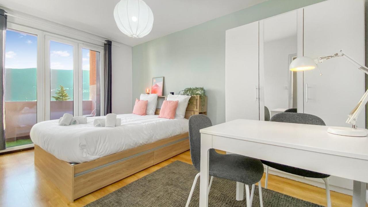 Homey Coloc Goodlife - Colocation Moderne - Chambres Privees - Wifi Et Netflix - Au Pied Du Tram Pour Geneve Ambilly Esterno foto
